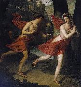 Robert Lefere Pauline as Daphne Fleeing from Apollo Sweden oil painting artist